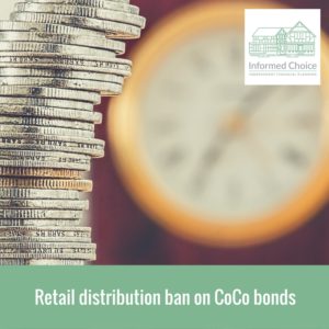 Retail distribution ban on CoCo bonds