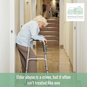 Elder abuse is a crime, but it often isn't treated like one