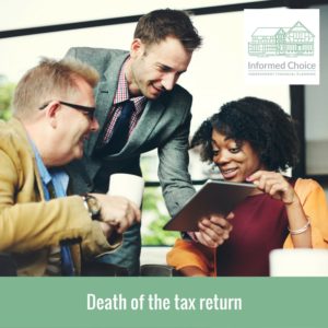 Death of the tax return