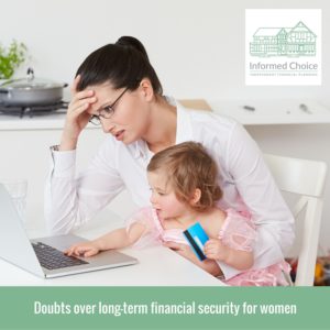 Doubts over long-term financial security for women