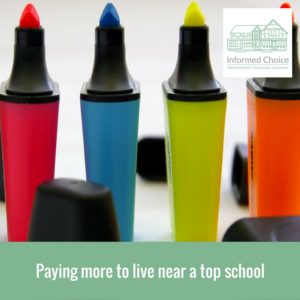 Paying more to live near a top school