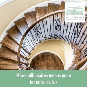 More millionaires means more inheritance tax