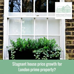 stagnant house price growth for london prime property