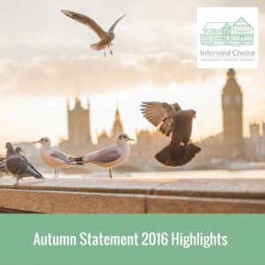Autumn Statement 2016 Highlights