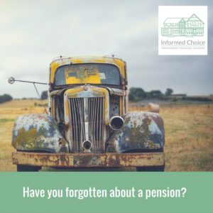 Have you forgotten about a pension?