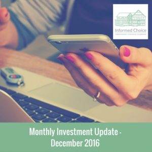 Monthly Investment Update December 2016